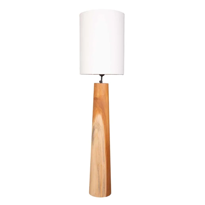 Lámpara De Pie Isha Madera Natural-beige Natural en Madera natural - Lámparas de pie, Uruguay | Divino
