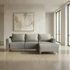 Rinconera Gino - Tela Microfibra - Chaise derecho - TC1009 (Plata) en Gris - Sillones y sofás, Uruguay | NYR, vista 2 de 7