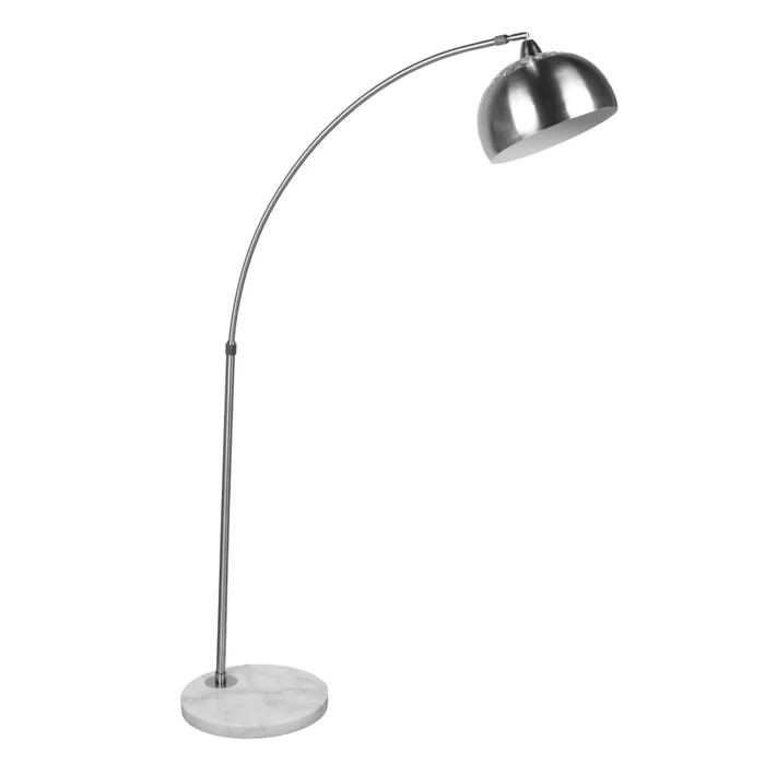 Lámpara De Pie Ml23470 Gris Metal Y Mármol Ml23470696 en Plateado - Lámparas de pie, Uruguay | Divino