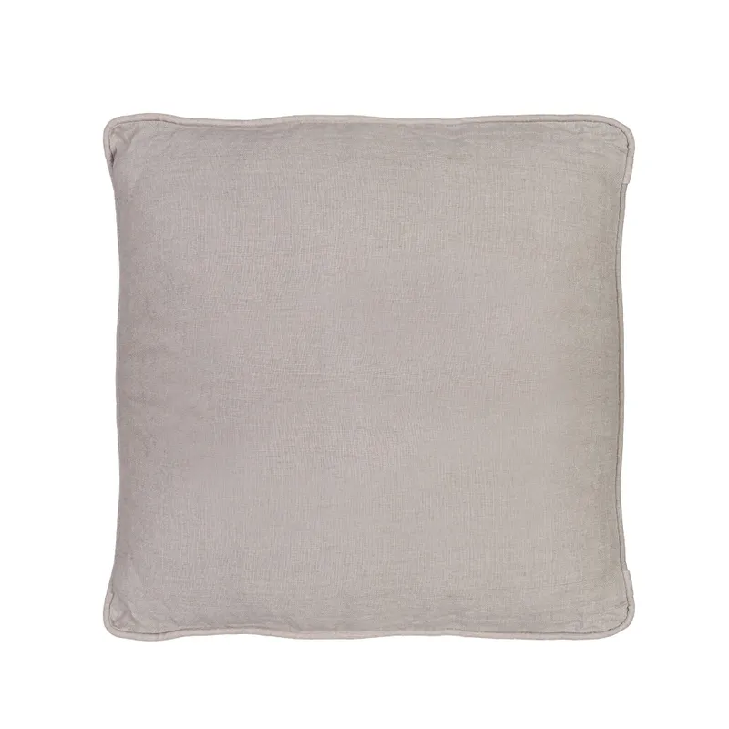 Almohadón Lino Gris Simple Linen en Gris - Textiles, Uruguay | Divino