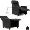Sillon reclinable 1 cuerpo - Negro en Negro, Uruguay | La Cueva Muebles, vista 7 de 8