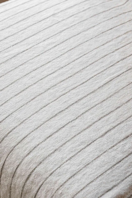 FUNDA SILLA AÑO 50 - LINO ALTO GRAMAJE RAYADO OFF WHITE en Blanco - Sillas, Uruguay | La Iberica, vista 8