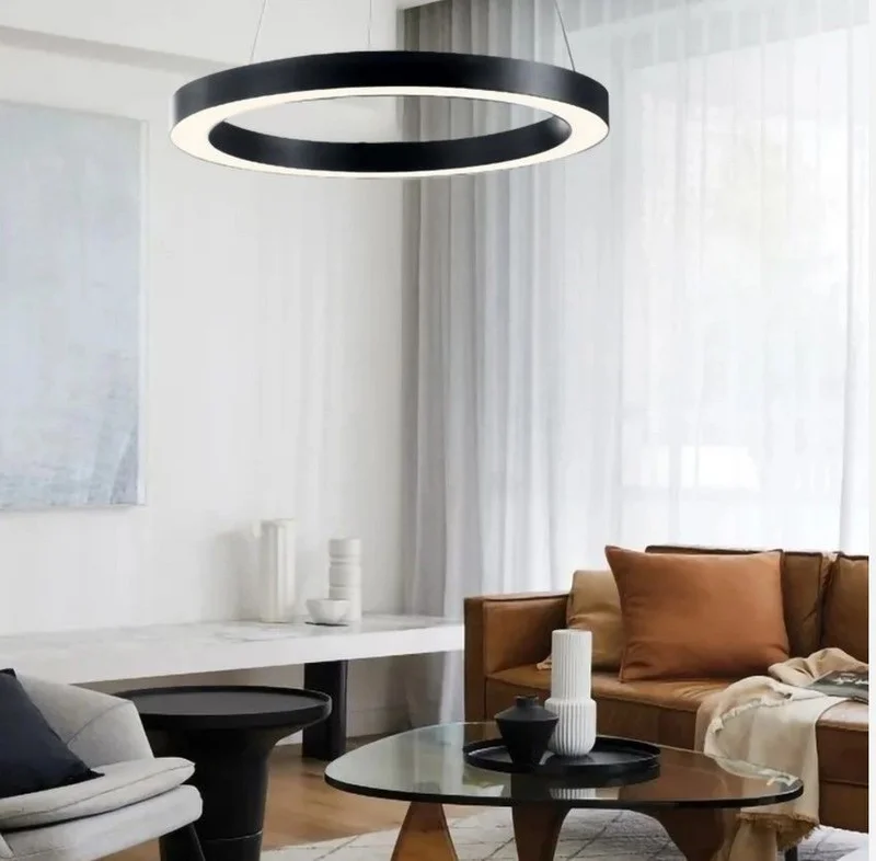 Damasco 60cm / 54W / Cálida  en Negro - Lámparas colgantes, Uruguay | Darko Lighting, vista 3