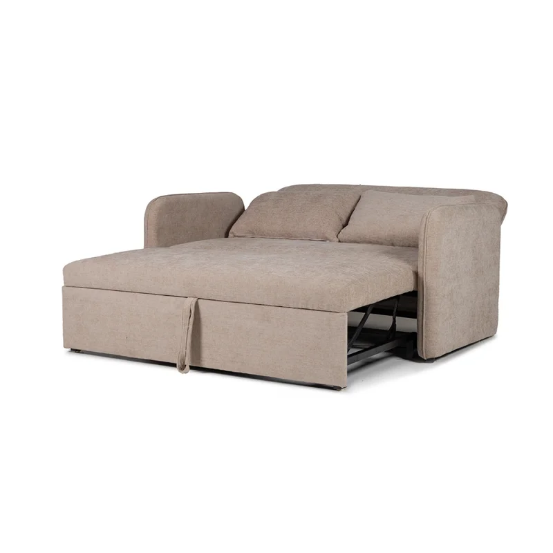 Sofá Cama Spazio - Tela Microfibra - 130 (Beige) en Beige - Sillones y sofás, Uruguay | Nyr, vista 3