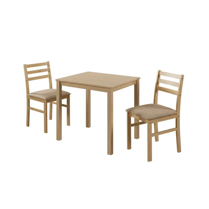 Juego de Comedor 2 sillas - New Starter - Natural en Madera natural - Mesas de comedor, Uruguay | Rústico Hogar, vista 2