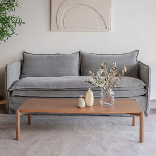 Sofá Confortare - 3 Cuerpos / Gris en Gris - Sillones y sofás, Uruguay | Fabrica Italiana