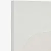 Lienzo Rodes de diseño abstracto texturizado en tonalidades blancas. en Blanco - Decoración de pared, Uruguay | Kavehome, vista 4 de 8