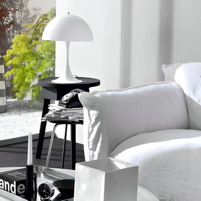 LUMINARIA DE MESA SAREZZO LAMP Blanco en Blanco - Lámparas de mesa, Uruguay | Viasono, vista 2