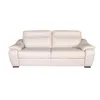 Sofa 3 Cuerpos Cuero-100-natural Natural-beige Laurent Marfil en Blanco - Sillones y sofás, Uruguay | Divino, vista 2 de 6