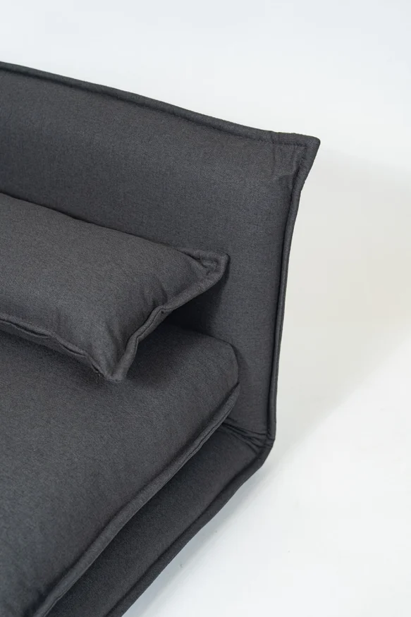 Sofá Cama 1 Plaza Juli - Negro en Negro - Sillones y sofás, Uruguay | Indian, vista 2