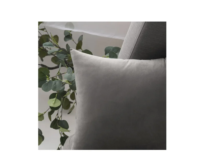 Almohadón Velvet Grey en Gris - Textiles, Uruguay | Finkel, vista 3