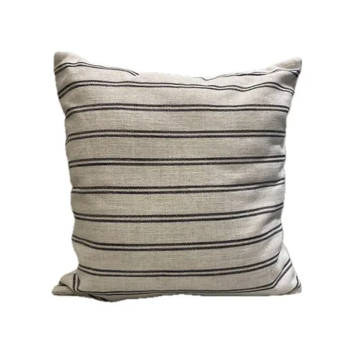 Almohadón doble linea en Beige - Textiles, Uruguay | Tutto Deco