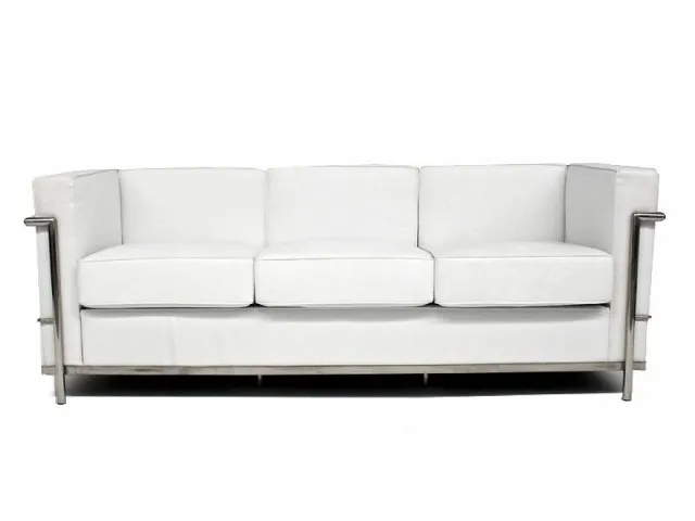 Sofa Le Corbusier 3 cuerpos en Blanco - Sillones y sofás, Uruguay | New York Home