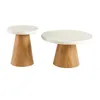 Set De Mesas Centrales Mdf-y-microcemento Cleo - Mesas de living, Uruguay | Divino, vista 2 de 4