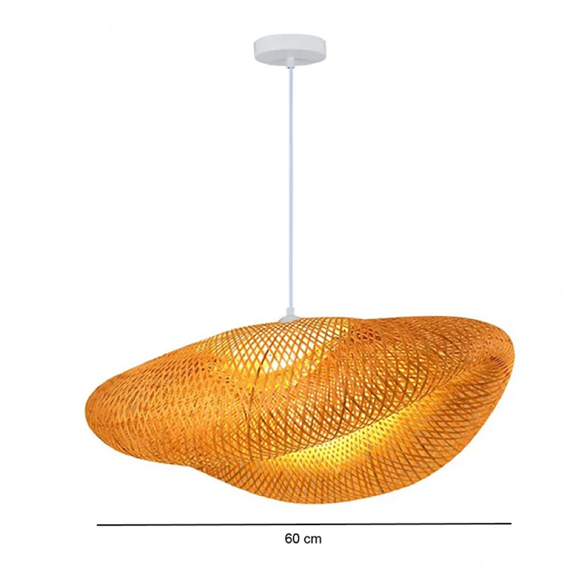 Lámpara Colgante Santa Clarita 60 cm en Marrón - Lámparas colgantes, Uruguay | Serlux, vista 5