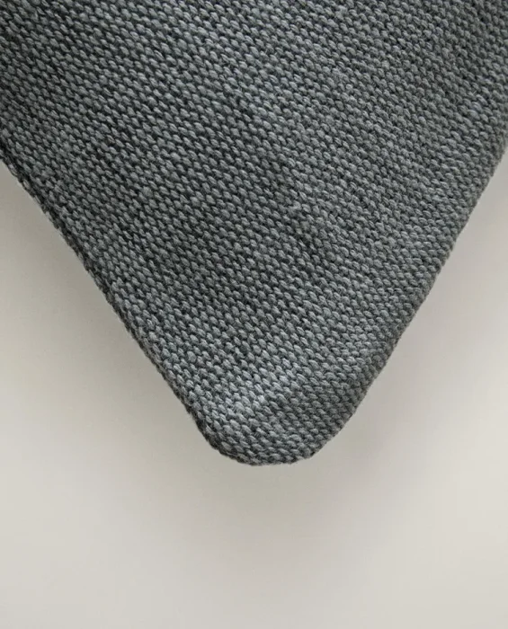 FUNDA COJÍN YUTE Y ALGODÓN en Azul - Textiles, Uruguay | Zara Home, vista 2