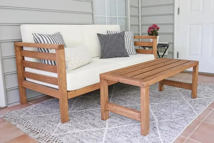 Sofá Jersey en Madera natural - Sillones y sofás, Uruguay | Tree House Deco, vista 5