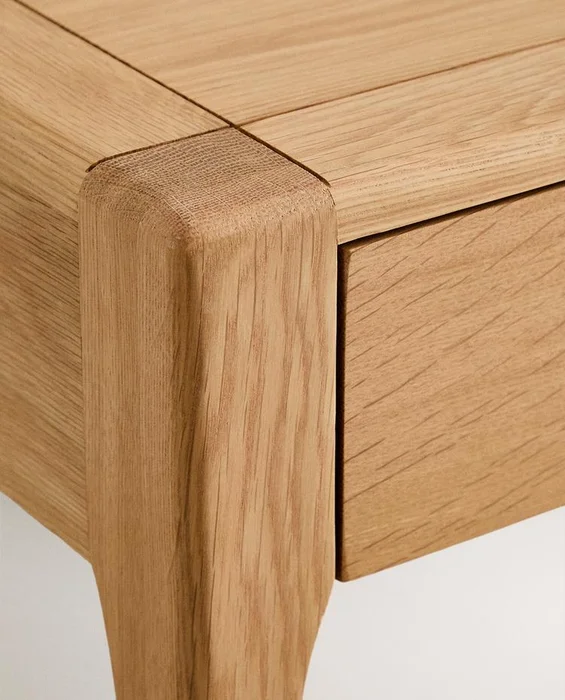 MESITA NOCHE ROBLE CON CAJÓN en Madera natural - Mesas de luz, Uruguay | Zara Home, vista 5