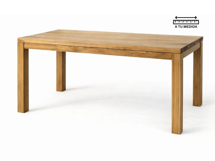 Mesa de Comedor LÍNEA DE CAMPO 1.60m en Madera natural - Mesas de comedor, Uruguay | Finkel