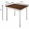 JUEGO COMEDOR OLIVIA 4 SILLAS- CERA/BLANCA - Mesas de comedor, Uruguay | Que Sal Muebleria, vista 3 de 5