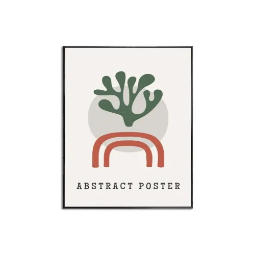 CUADRO CANVAS 40x50cm MARCO ABSTRACT POSTER - Decoración de pared, Uruguay | Koz