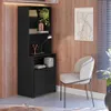 Escritorio Repisa Multifunción Duo - Línea Clara - Negro en Negro - Escritorios y sillas de escritorio, Uruguay | Ecowood, vista 2 de 5