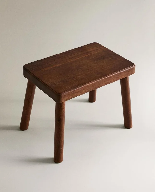 TABURETE MADERA DE ACACIA en Marrón - Sillas, Uruguay | Zara Home, vista 3