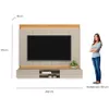 Panel para TV Zurique 200cm con Kit Led MDF/MDP - Muebles para TV, Uruguay | Balton, vista 5 de 14