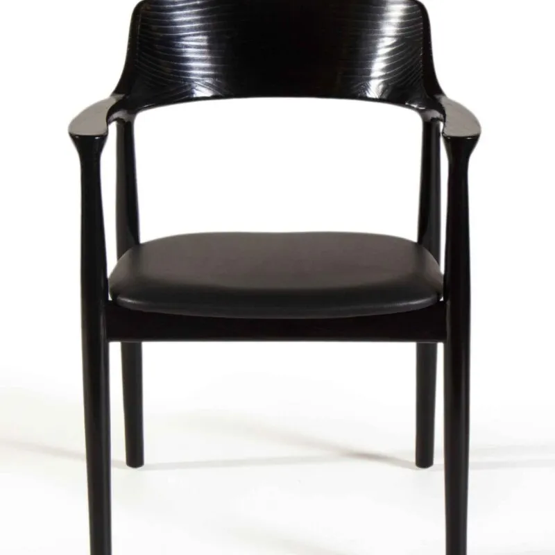 SILLA JACKIE CAOBA NEGRA 58X56X78H 122357 en Negro - Sillas, Uruguay | Vinibel