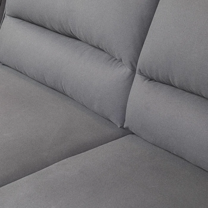 Sofá C/chaise Gris Tela Excelence Izq en Gris - Sillones y sofás, Uruguay | Divino, vista 4