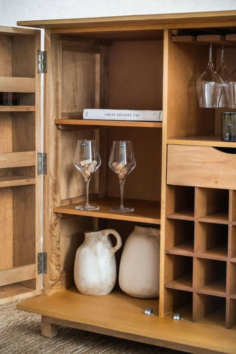 MUEBLE BAR / APARADOR NIU - ALAMO en Madera natural - Bibliotecas, Uruguay | La Iberica, vista 8