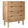 Comoda 4 C Mel/Gris Linea Nordica en Madera Maciza - Cómodas, Uruguay | Que Sal Muebleria, vista 13 de 16