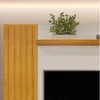 Panel para TV Agnes - Terminación Bali/Cedro en Madera natural - Muebles para TV, Uruguay | Ecowood, vista 3 de 4