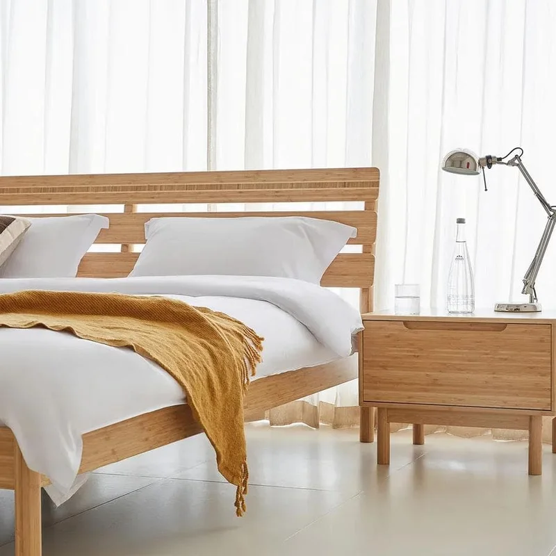 Mesa de Luz Roma en Madera natural - Muebles, Uruguay | Uruguay Bamboo, vista 6