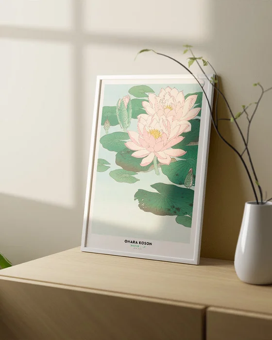 Ohara Koson - Water Lily - Láminas, Uruguay | La Cuadrería, vista 3