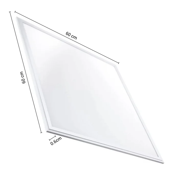 Panel LED 48W 60x60cm Luz Cálida en Blanco - Lámparas colgantes, Uruguay | Serlux, vista 5