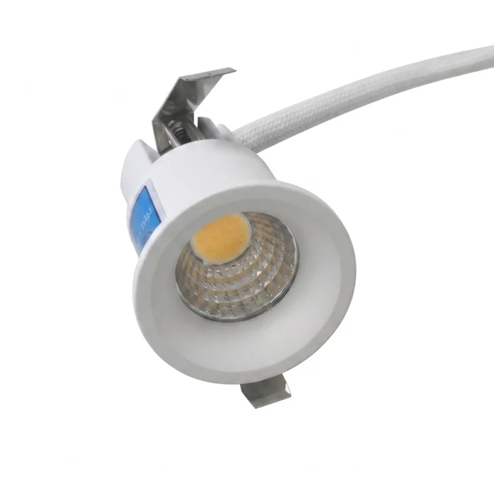 Mini Downlight LED 3W Blanco Luz Cálida en Blanco - Lámparas colgantes, Uruguay | Serlux, vista 4