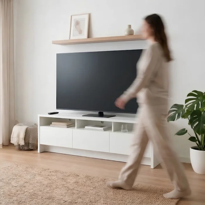 Rack de Tv 184 - Aspen - Blanco en Blanco - Muebles para TV, Uruguay | Rústico Hogar, vista 4