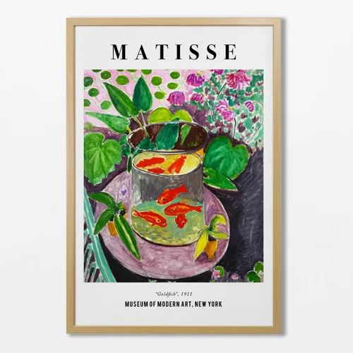 Matisse goldfish en Multicolor - Láminas, Uruguay | La Cuadrería