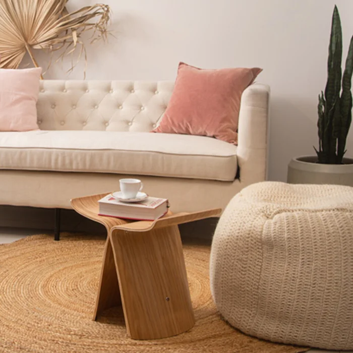 Pouf Bora en Beige - Sillas, Uruguay | Walnut
