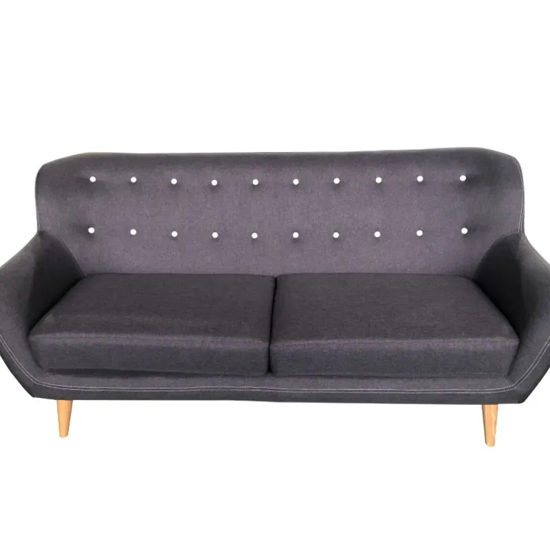 SOFA NORDICO 3 CUERPOS LV47 GRIS en Gris - Sillones y sofás, Uruguay | Alfa Ventas