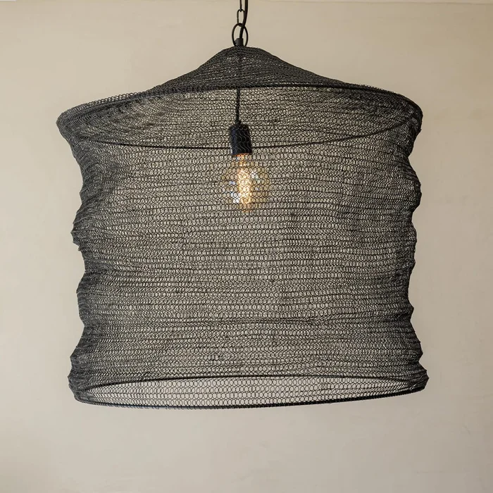 Lámpara de techo Leti black 65cm en Negro - Lámparas colgantes, Uruguay | De Arcos