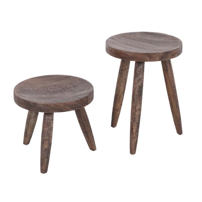 Mesas Laterales Madera Natural-beige Caju Natural en Madera natural - Mesas de living, Uruguay | Divino, vista 2