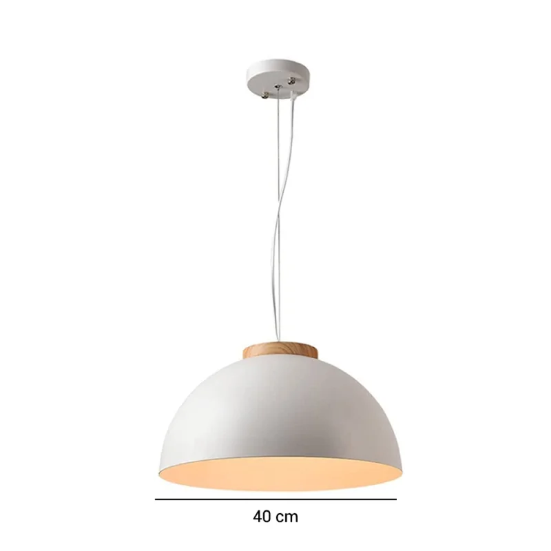 Luminaria Colgante Anastasia G Blanca ø 40 cm en Blanco - Lámparas colgantes, Uruguay | Serlux, vista 5