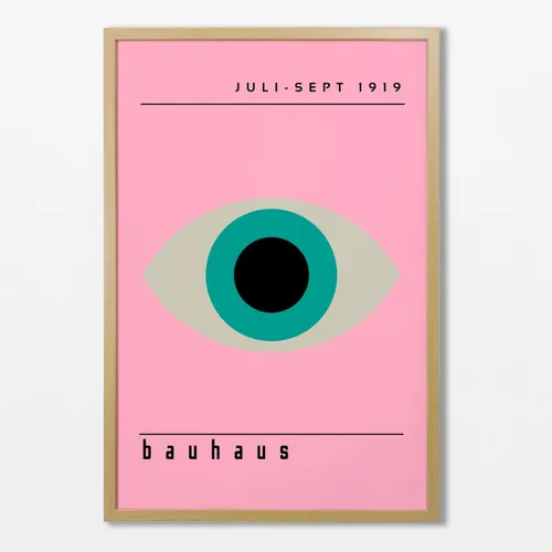 Bauhaus - Pink eye en Rosa - Láminas, Uruguay | La Cuadrería