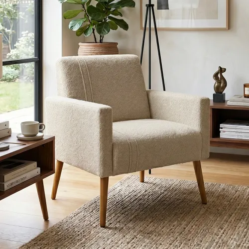 Butaca de Living Tela Boucle - Lotus - Sillones y sofás, Uruguay | Delta Center