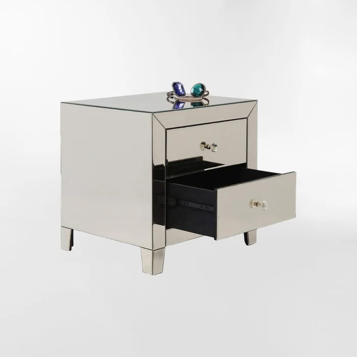 MESA DE NOCHE LUXURY PEARL Plateado Small en Plateado - Mesas de comedor, Uruguay | Viasono, vista 3
