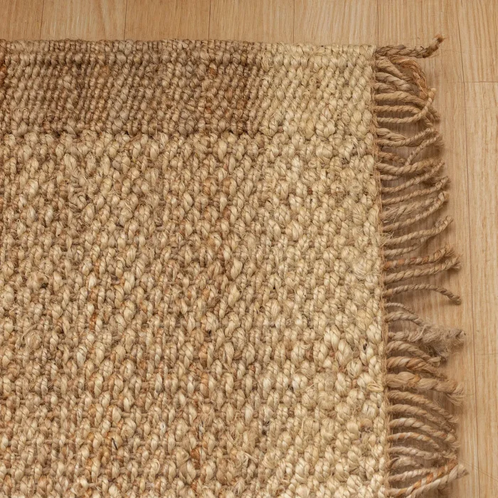 Alfombra de Ambiente de Yute Bicolor en Beige - Alfombras, Uruguay | Arredo, vista 2