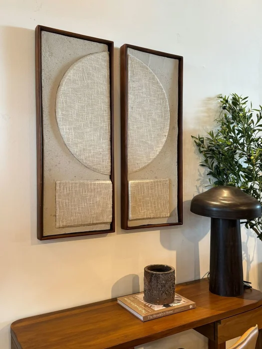 CUADRO ARTERIORS LUNA SET X2 85X100 en Beige - Espejos, Uruguay | Masinfinito Casa, vista 3
