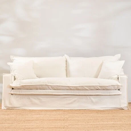 Sillón Vicente 3 Cuerpos Blanco - Sillones y sofás, Uruguay | Aihaus